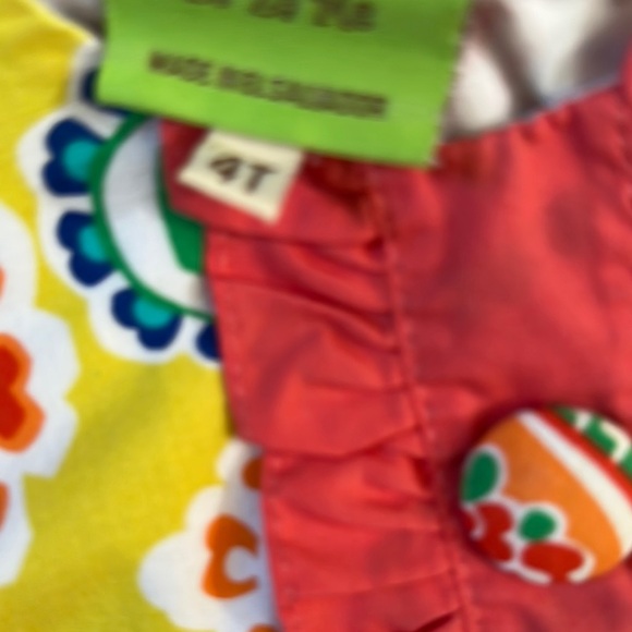 Colorful Paisley Kids Dress - Picture 7 of 7